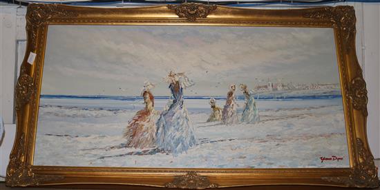 Duprey, Edwardian ladies on a beach